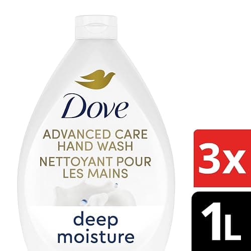 Dove Advanced Care Deep Moisture Hand Wash for soft, smooth skin Bottle Refill nourishes skin 10 layers deep 1 L (Pack Of 3) thumbnail 2