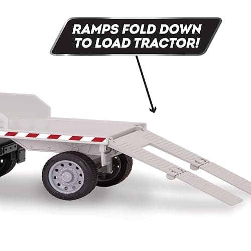 Driven by Battat – 7-Inch Flatbed Truck Toy with Lights & Sounds, Movable Parts, Construction Vehicle for Boys & Girls, Durable Design, Realistic Details, 3+ Years Toy for Kids thumbnail 6