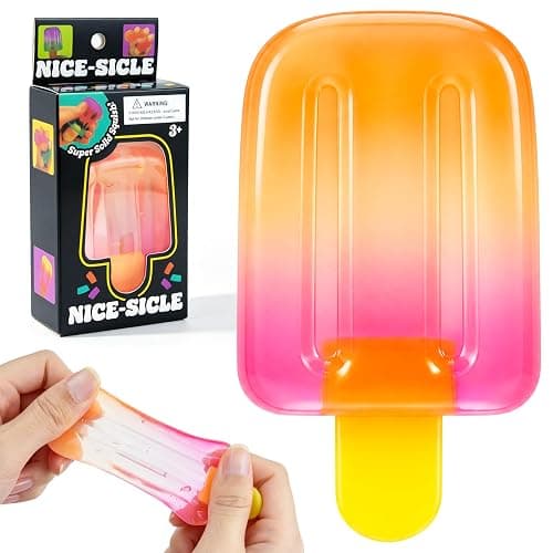 Ice Cream Squishy,Popsicle Squishy, Slow Rising Sensory Fidget Toy for Stress & Anxiety Relief, Summer Party Favors, Birthday Gifts & Classroom Rewards for Adults - Image 1