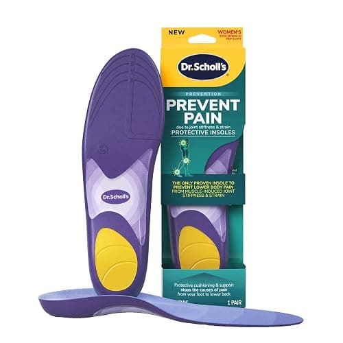Dr. Scholl’s Prevent Pain Insoles for Women, Size 6-10, 1 Pair: The Only Proven Insole to Prevent Lower Body Pain - Arch Support Shoe Inserts for Women, Protect Against Lower Back, Knee and Foot Pain - Image 1