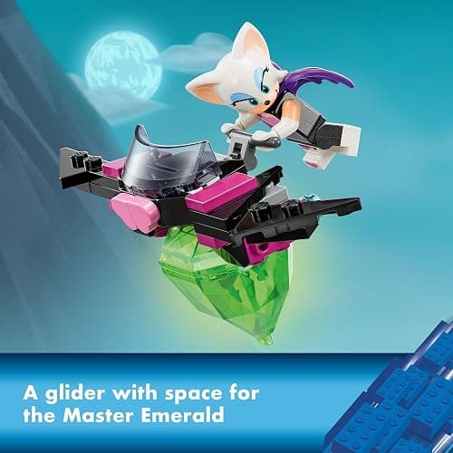 LEGO Sonic The Hedgehog Knuckles’ Guardian Mech Building Toy Set, Sonic Toy for Kids, Video Game Inspired Knuckles Action Figure with Master Emerald, Gaming Gift for 8 Year Old Boys and Girls, 76996 thumbnail 4