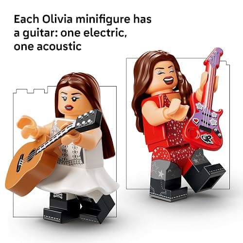 LEGO Editions Olivia Rodrigo's Dual Guitar 43031 | Collectible Building Toy for Teens, Ages 14+, Olivia Rodrigo Minifigure, Bedroom Decor, 1228 pieces, Gift for Birthdays thumbnail 6