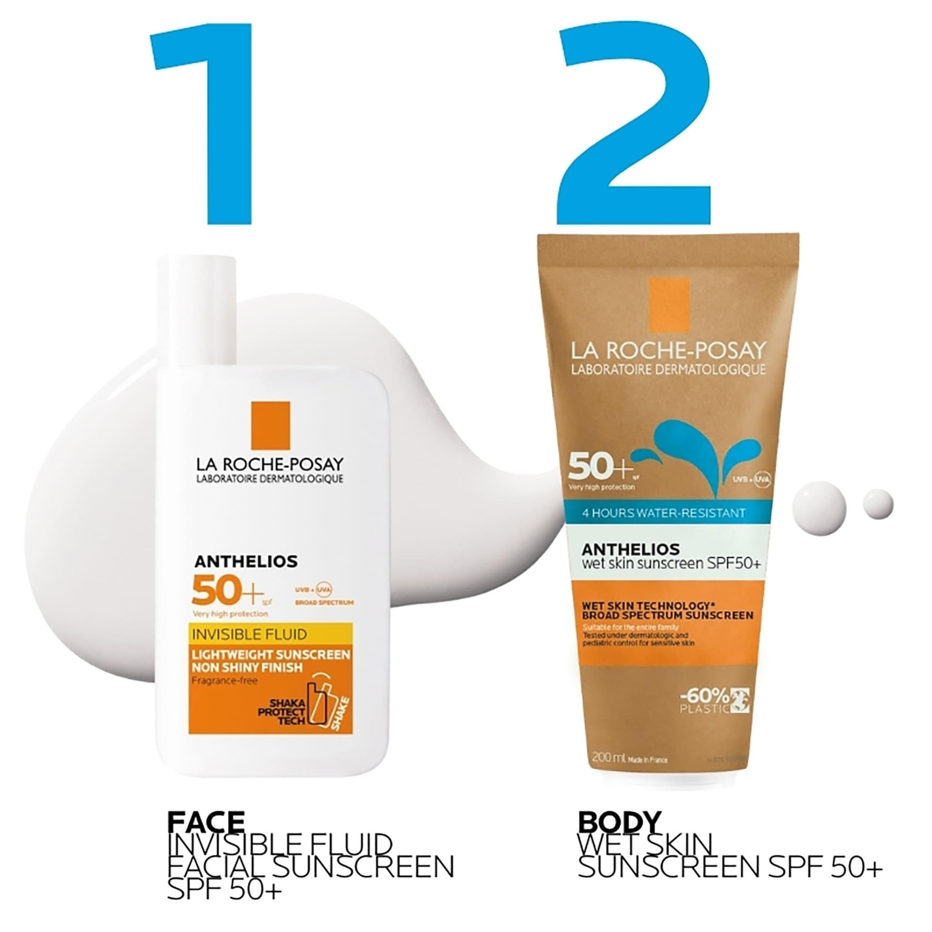 La Roche-Posay Sunscreen Lotion, Ultra-Light Fluid, Water Resistant, Invisible Fluid With SPF 50+, Non-Perfumed, Anthelios XL, 50ml thumbnail 7
