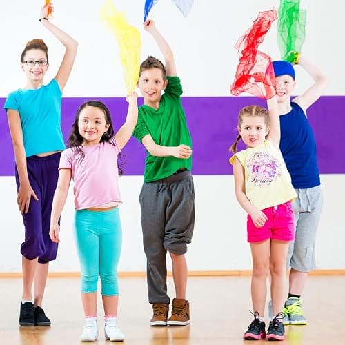 PATIKIL Dance Scarves, Juggling Scarves for Play Magic Music Activity Juggling Dressing thumbnail 5