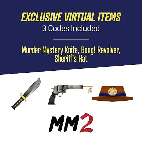 DevSeries Murder Mystery 2 Collector Bundle - Three Exclusive Virtual Item Codes with Sheriff Plush, Nikilis Squooshems, and Running Victor Hanger thumbnail 2