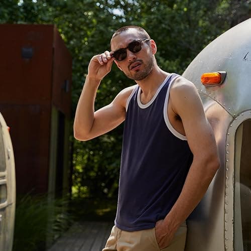 Hanes Men’s Performance Tank, X-Temp Moisture-Wicking Tank Top, Solid Colors, 2-Pack thumbnail 3