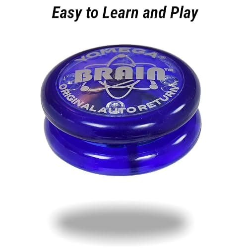 Yomega The Original Brain - Professional Yoyo for Kids and Beginners, Responsive Auto Return Yo Yo Best for String Tricks + Extra 2 Strings & 3 Month Warranty (Dark Blue) thumbnail 4