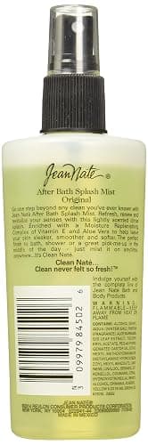 Jean Nate After Bath Splash, Original Bath Body Mist Infused with Vitamin E and Aloe Vera, Softens & Smoothes Skin, Citrus Scent, 8 Fl Oz thumbnail 2