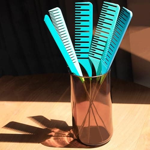 Vellen Hair Ultimate Highlight Comb Set, 5 Sizes (Mint), Heat Resistant PEI Material, Extra Long Stainless Steel Needle - Professional Balayage Comb for Hair Stylists and Colorists thumbnail 6