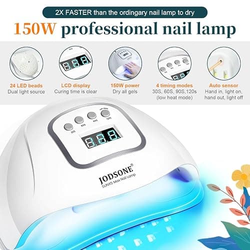 JODSONE 32 Colors Nail Polish Set With U V Light Manicure Nail Tools Nail Art Manicure Salon DIY at Home thumbnail 5