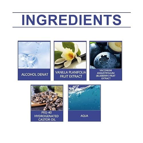 Vanilla Blueberry Body Fragrance Spray, Fresh and Sweet Perfume with Floral and Fruity Notes, Long Lasting Fragrance Eau De Toilette, Exudes Unique Charm - 100ML/3.38 Fl.Oz thumbnail 5