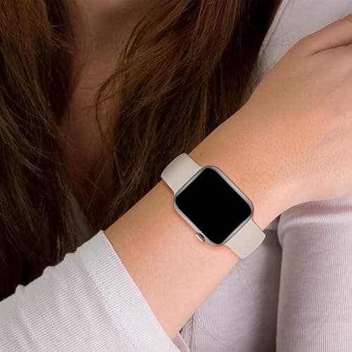 6 Pack Silicone Bands Compatible with Apple Watch Band 38mm 40mm 41mm 42mm 44mm 45mm 46mm 49mm Women Men, Soft Sport Strap Replacement Wristband for iWatch Series 11 10 9 8 SE 7 6 5 4 3 2 1 Ultra thumbnail 5