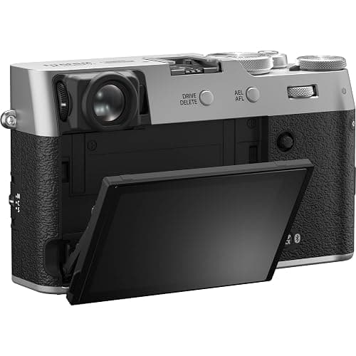 FUJIFILM X100VI Digital Camera with 40MP APS-C Sensor, 23mm f/2 Lens, IBIS, Hybrid Viewfinder, Compact Street Photography & Travel Camera (Silver) Bundle with Soft Case and 32GB Memory Card thumbnail 3