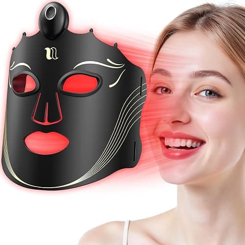 Near-Infrared Light for Face, Portable LED Face Mask, Red Light Lamp with Timing Function at Home - Image 1