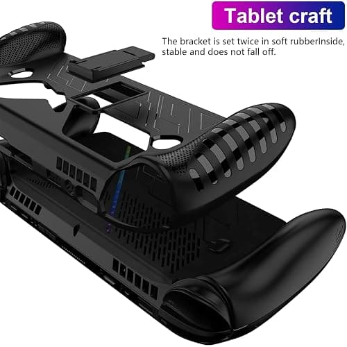 KUSINHOKA Case for ASUS ROG Xbox Ally/ROG Xbox Ally X,Shockproof Anti Scratch Anti Squeeze Non Slip Silicone Dust Protection Cover with Built-in Stand，Black thumbnail 3