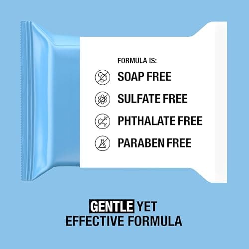 Neutrogena Makeup Remover Wipes, Daily Facial Cleanser Towelettes, Gently Cleanse and Remove Oil & Makeup, Alcohol-Free Makeup Wipes, 2 x 25 ct thumbnail 5