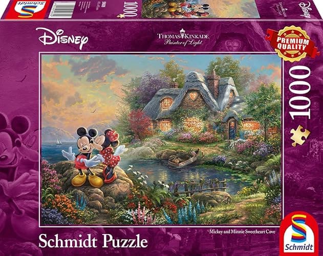 Schmidt 59639 Thomas Kinkade Disney Mickey Mouse Jigsaw Puzzle, 1000 Pieces thumbnail 4