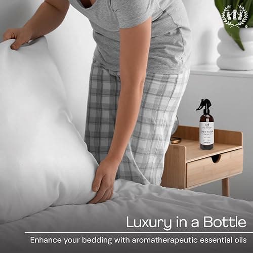 Muse Apothecary Linen Ritual - Aromatic, Soothing, and Relaxing Linen Mist, Laundry and Fabric Spray - Infused with Aromatherapy Essential Oils - 4 oz, Amber Cashmere thumbnail 2