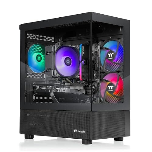 Thermaltake LCGS View i1460-170 Gaming Desktop (Intel Core™ i5-14400F, ToughRam 16GB DDR5 6000MT/s RGB Memory, NVIDIA GeForce® RTX 5060, 1TB NVMe M.2, WiFi, Windows 11) V17B-B760-560-LCS - Image 1