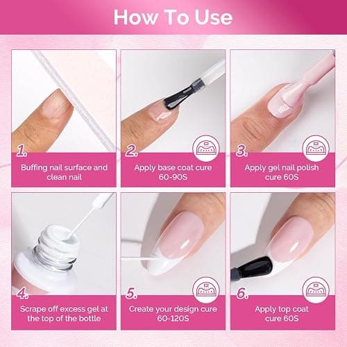 MelodySusie 8ML White Gel Liner Nail Art Polish | Line and Patterns of Painting,French Nail Tips,DIY Manicure Pedicure for Home DIY thumbnail 6