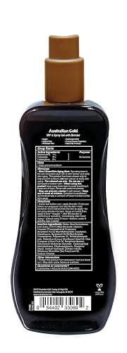 Australian Gold Spray Gel Sunscreen with Instant Bronzer SPF 8, 8 Ounce thumbnail 2