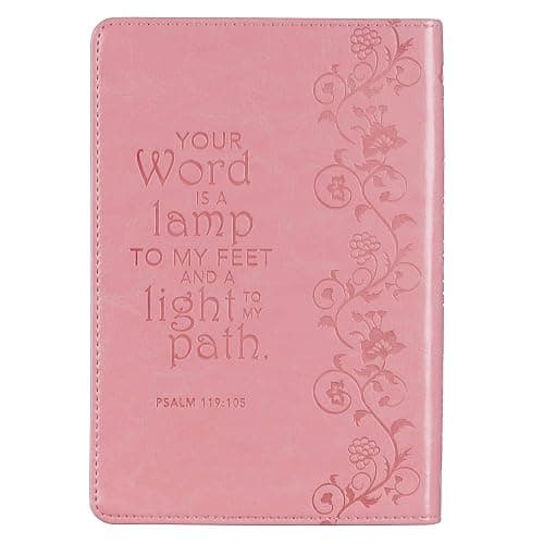 Daily Light For Women Classic Collection of 366 Devotional Scripture Readings from ESV Bible - Pink Faux Leather Flexcover Gift Book for Women w/Ribbon Marker, Gilt-Edge Pages thumbnail 2