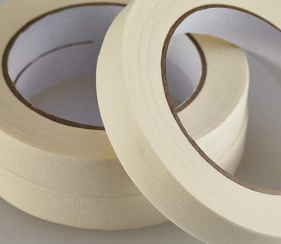 Lichamp Masking Tape 10 Pack General Purpose Beige White Color, 0.75 inch x 55 Yards x 10 Rolls (550 Total Yards), for Painting, Home, Office, School Stationery, Arts, Crafts etc. (3004) thumbnail 3