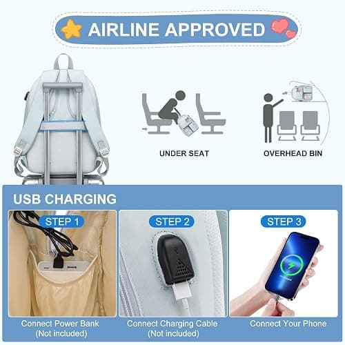 Bagsupra School Backpack for Teen Girls,Bookbag Cute Schoolbag Women for Middle High School College Student thumbnail 7