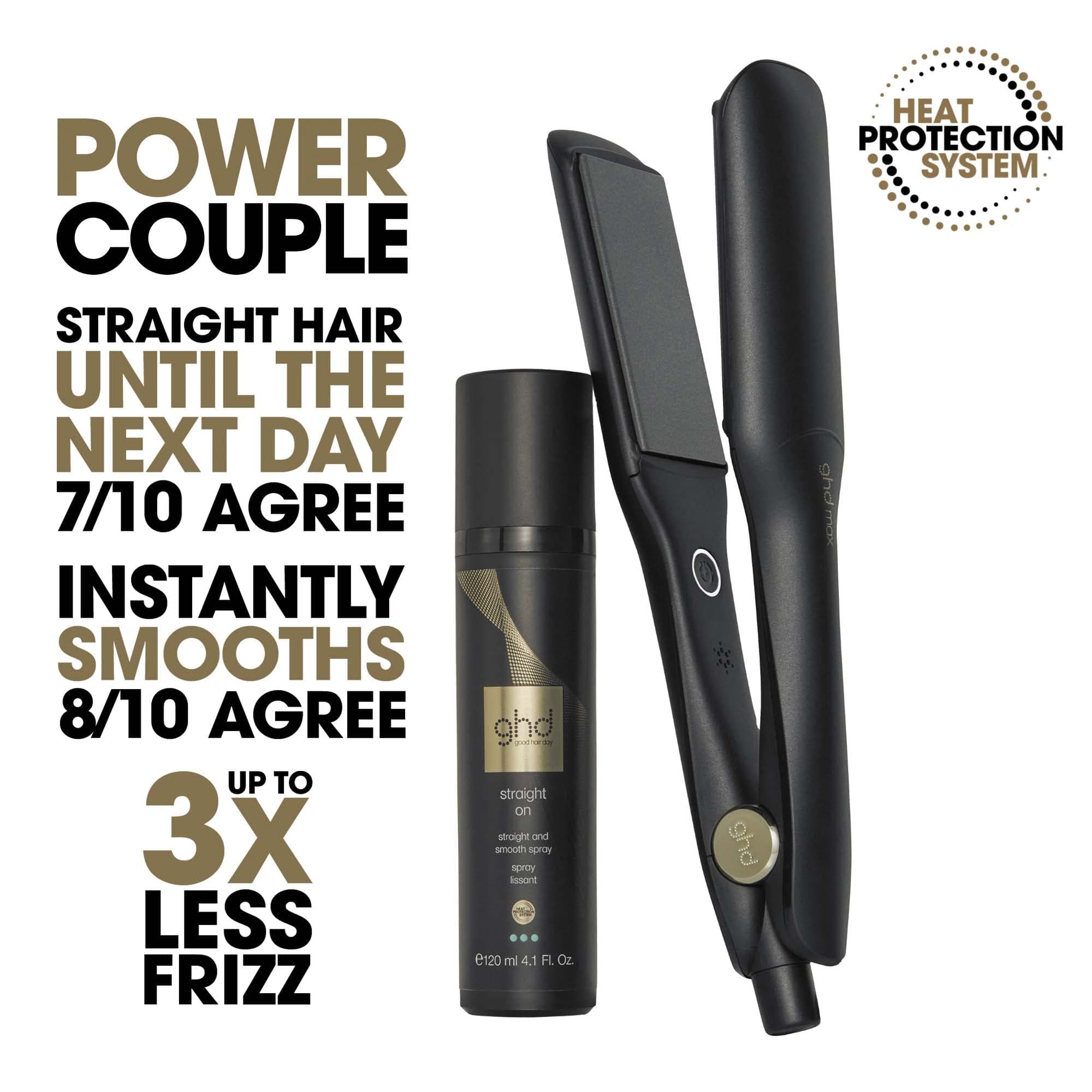ghd Max Styler, Wide Plate Hair Straightener, Black thumbnail 6