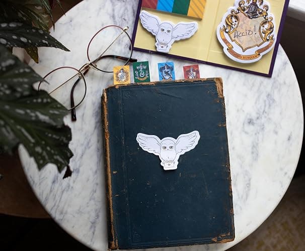 Harry Potter Hogwarts Sticky Note and Sticky Tab Box Set | Work Memo Notepad Stationery Paper, Home School Supplies for College Business | Wizarding World Gifts and Collectibles thumbnail 6