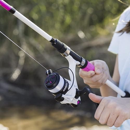 Zebco Roam Spinning Reel and Fishing Rod Combo, 6-Foot Fiberglass Fishing Pole, Split ComfortGrip Handle, Soft-Touch Handle Knob, Size 20 Reel, Changeable Right- or Left-Hand Retrieve thumbnail 8