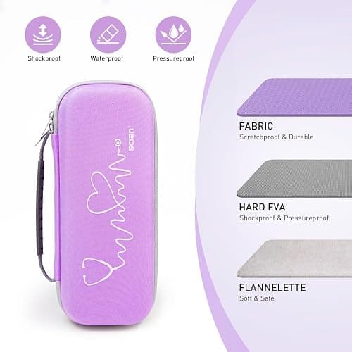 Scian 13 Pcs Stethoscope Case Kits, Supplies Inclued, Perfect Nurse Gift Stethoscope Holder for Nurse Medical Student, Purple Portable First Aid Kit Bag with Medical Scissor,Nurse Accessories for Work thumbnail 6