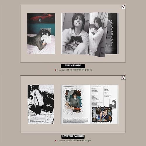 V - [Layover] (WEVERSE ALBUMS Ver.) Out Box + Photobook + Lyric Book + Photocards + QR Card + 2 Extra Photocards thumbnail 3