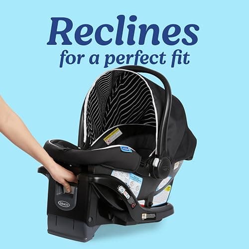 Graco® SnugRide Lite LX Infant Car Seat, Lightweight Rear-Facing Seat for Babies 4–30 lb, 4-Position Adjustable Base, LATCH Installation & ProtectPlus Engineered, Studio thumbnail 7