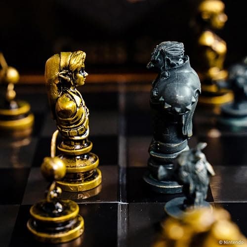 The Legend of Zelda Collector's Chess Set, Link vs. Ganondorf Strategy Game, 32 Custom Sculpted Hero & Villain Pieces, Classic Board Game for Zelda Fans, Officially Licensed Nintendo Merchandise thumbnail 6