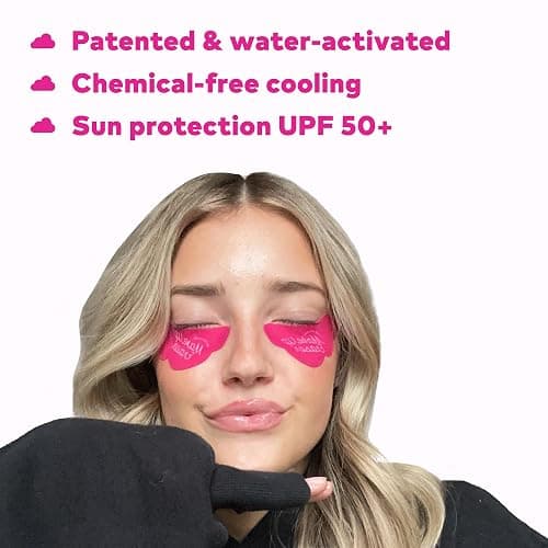 Makeup Eraser Cooling Clouds Reusable Undereye Patches - Hydroactive Technology Mask Patch Pads for Tired Puffy Eyes and Wrinkles with Mini Washbag, Set of 2 thumbnail 8