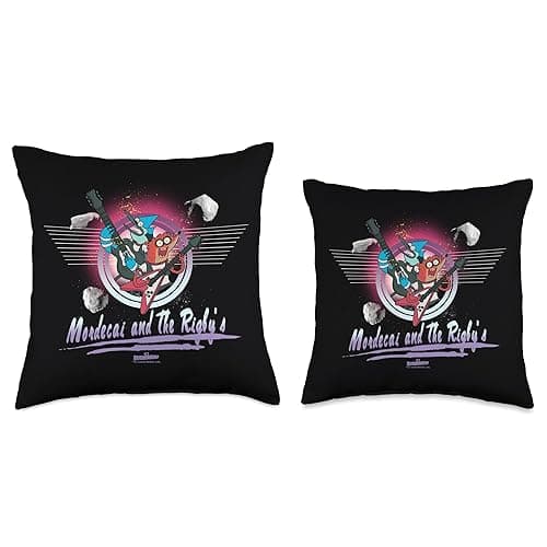 Regular Show Mordecai and The Rigbys Throw Pillow, 16x16, Multicolor thumbnail 4
