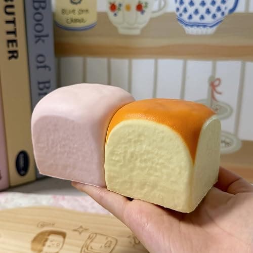Butter Slow Rising Squishy，Squishy Toy,Dumpling Stress Balls,Fidget Toy thumbnail 5