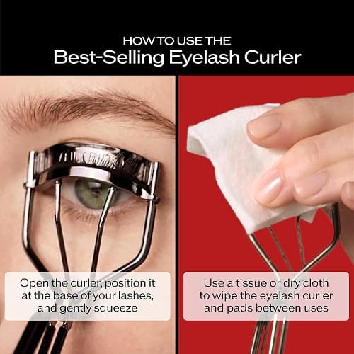 Shiseido Eyelash Curler - Crimps & Curls Lashes for Perfect, Eye-Framing Fringe - Gentle & Safe - Includes Replacement Pad thumbnail 7