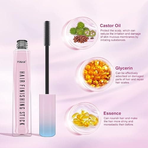 FUNAN Hair Finishing Stick 2 Pack, Flyaway Feel Stick Hair, Small Broken Hairs Finishing Cream, Non-Greasy and Non-Sticky thumbnail 3