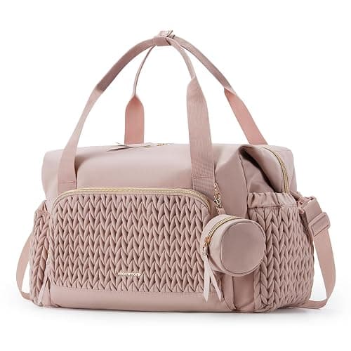 mommore Diaper Bag Tote, Large Capacity Travel Diaper bags, Hospital Bag for Labor Delivery, Baby Bag with Pacifier Case | Hospital Bag - Image 1