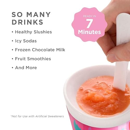 ZOKU Original Slush and Shake Maker, Slushy Cup for Quick Frozen Homemade Single-Serving Slushies, Fruit Smoothies, and Milkshakes in Minutes, BPA-free, Unicorn thumbnail 5