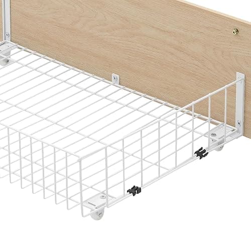 GarveeHome Queen Bed Frame, Metal Platform Bed with Headboard | Sturdy Metal Queen Bed Frame with Headboard ,4 Underbed Storage Drawers,No Box Spring Needed thumbnail 7