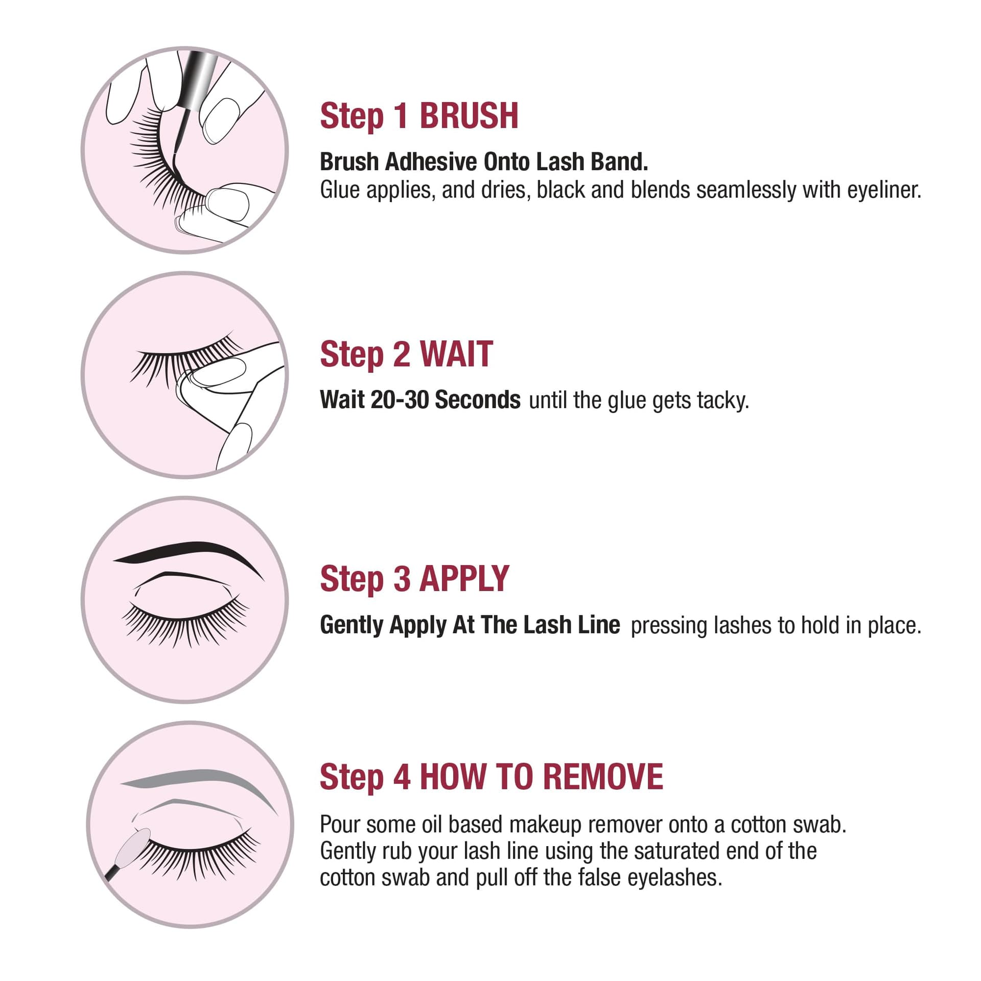 Kiss I Envy Super Strong Hold Eyelash Adhesive Latex Free [Clear] Kpeg06 - 0.18 Fl Oz (Pack of 1) - Clear thumbnail 5