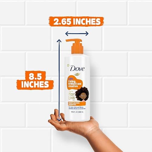 Dove Shampoo and Conditioner Set - Love Collection, Curly , Kids, Wavy Hair Products 17.5 Oz (2 Piece Set) thumbnail 5