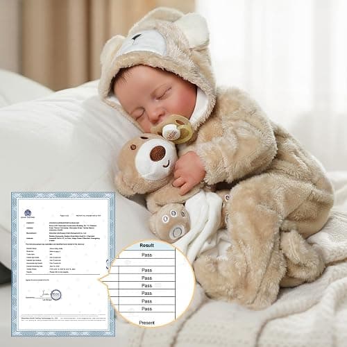 BABESIDE Lifelike Reborn Baby Dolls Boy - 17-Inch Baby Soft Body Realistic-Newborn Baby Doll Silicone Full Body Vinyl Real Life Baby Dolls with Toy Accessories thumbnail 4