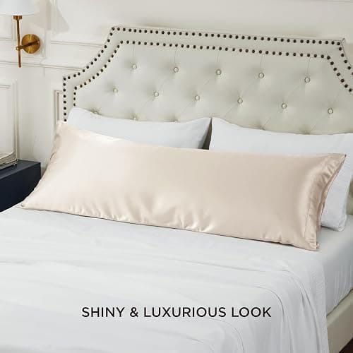 Beige body pillow cover  thumbnail 5
