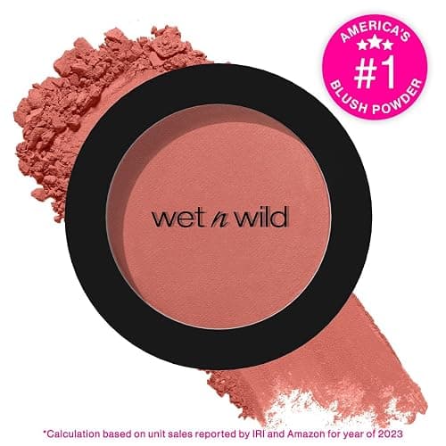 wet n wild Color Icon Blush, Effortless Matte Natural Sheer Glow & Seamless Blend, Luxuriously Infused Smooth Jojoba Oil, Cruelty-Free & Vegan - Bed of Roses thumbnail 2