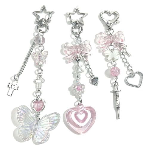 AGEN KGEN Novelty keychains Aesthetic Y2K Keychain Charms Stylish Keychains Accessories for Women Bag Purse Gifts - Image 1