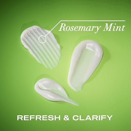OGX Refreshing Scalp with Rosemary Mint Shampoo, Clarifying Blend to Remove Excess Oil and Residue, Clears Away Buildup, Sulfate Free, 385ml - Rosemary Mint Shampoo thumbnail 6